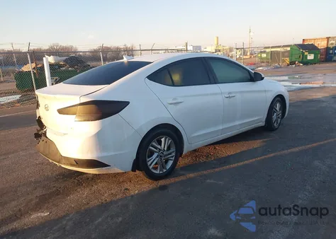 2019 Hyundai Elantra Value Edition z USA, uszkodzony, nr VIN 5NPD84LF3KH458834